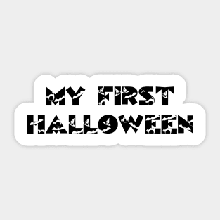 My First Halloween Sticker